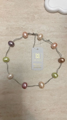 DiDi Jewelry длина 42 см латунь, жемчуг