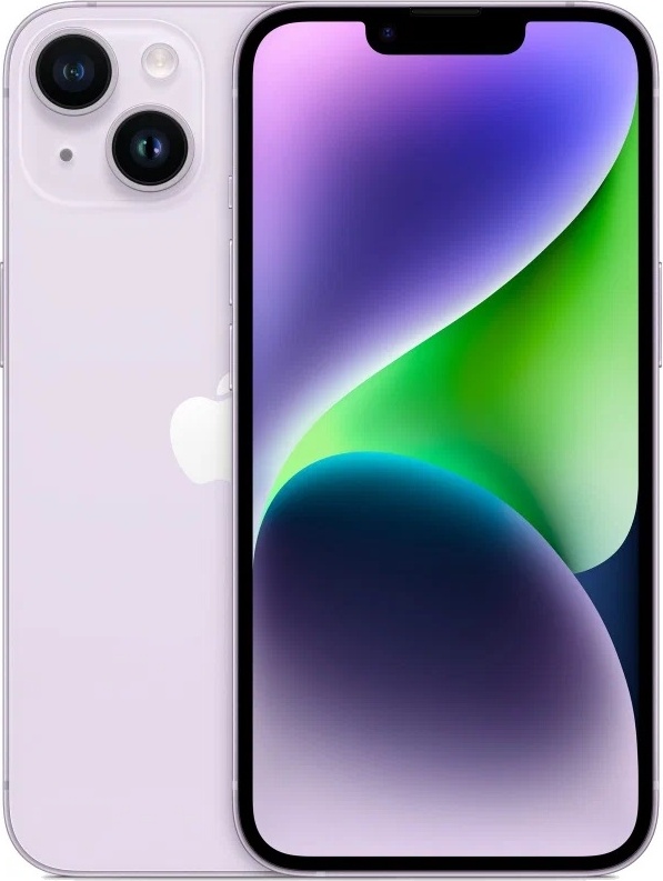 Смартфон Apple iPhone 14 128Gb Dual Sim сиреневый