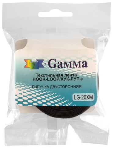 Gamma 4680269582767, ширина 20 мм, 1 шт, черный