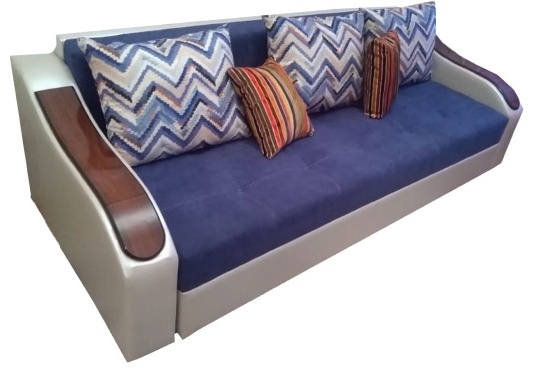 Купить ROOM MEBEL 102101183 диван, обивка велюр, 85x2.1x70, белый ...