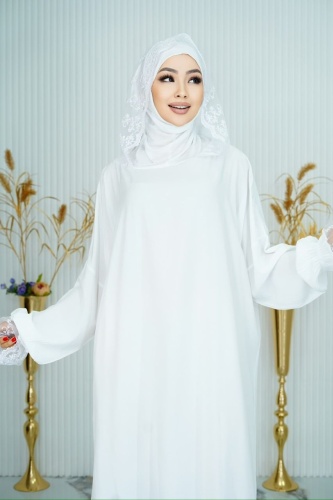 Повседневное платье, намазник Fatima белый