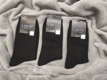 Носки LIMAX 3 пары черный 39-41