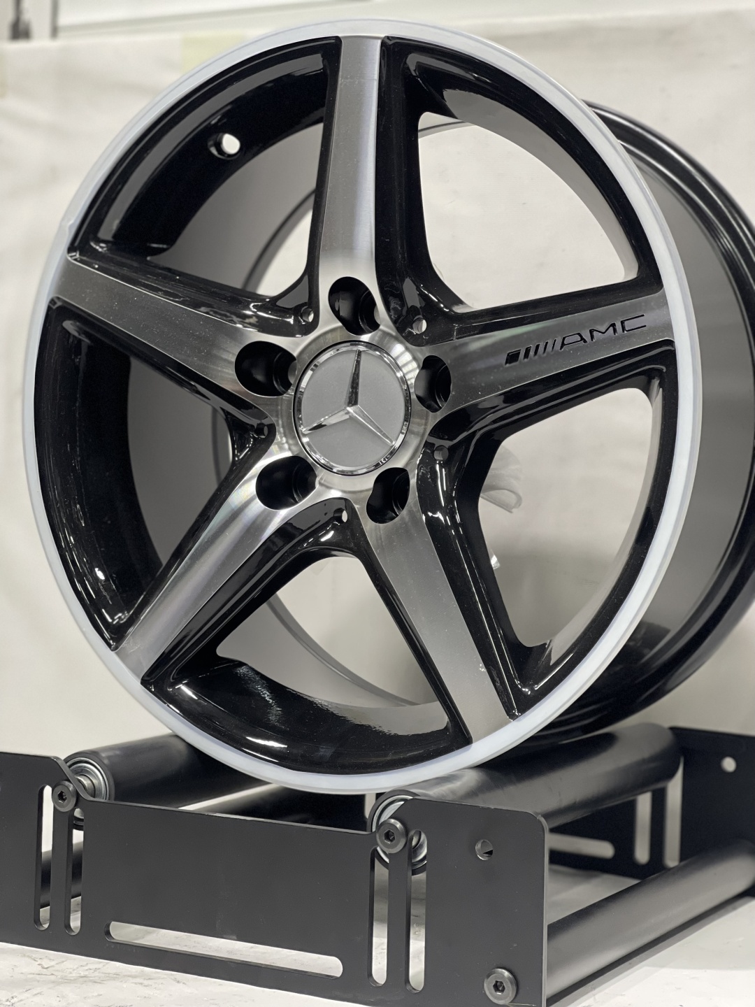 Mercedes-Benz Bk323 7x15/5x112 D66.6 ET35 4 диска черный, серебристый