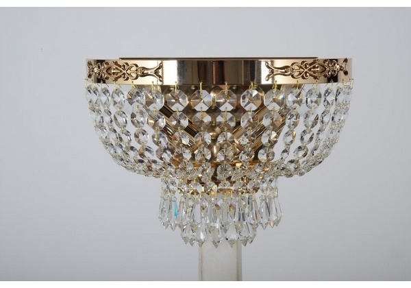 Бра настенный Arti Lampadari Е14, золотистый, прозрачный