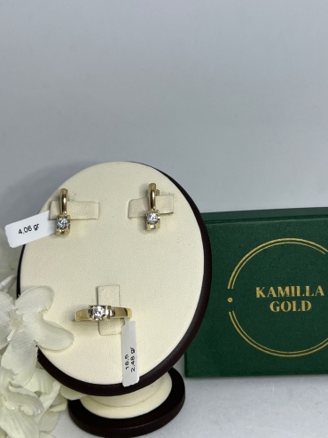 KAMILLLA GOLD XW2J0Q24MET454 вес 6.54 г золото, фианит