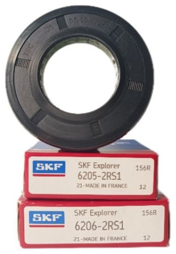 Подшипник SKF 6206-2RS1 черный