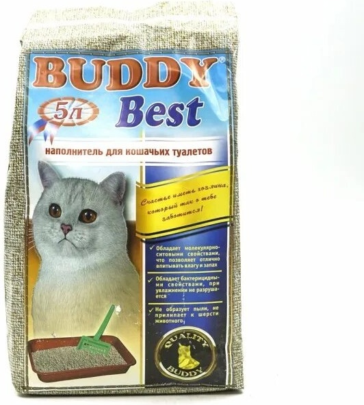 Купить Наполнитель BUDDY Минеральный наполнитель 5 л в Алматы – Магазин ...