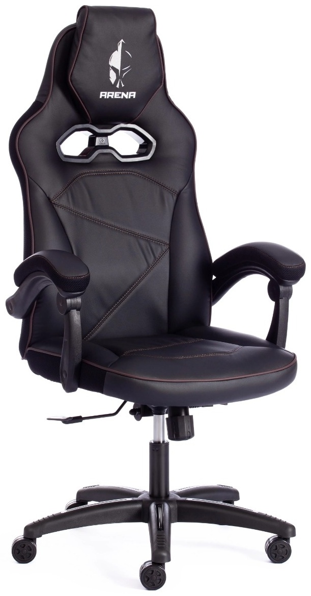 Купить Кресло компьютерное Tetchair Arena черный/черный кож/зам в ...