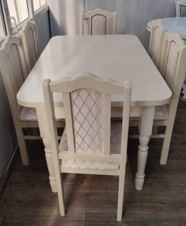 Раздвижной стол Ideal TSEYU Ламинат Крем, 150х90x78 см, ЛДСП, дерево, бежевый, кремовый