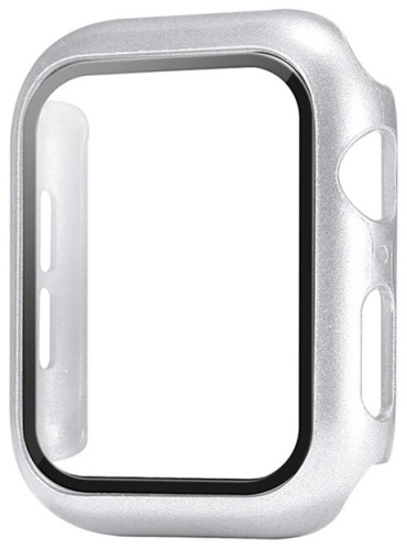 Чехол для Apple Watch 4 5 6 SE 44mm серебристый
