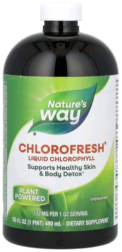 Nature's Way Chlorofresh, Хлорофилл раствор 480