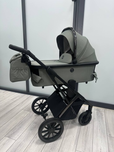 Коляска универсальная 2 в 1 Ining baby Е77, хаки