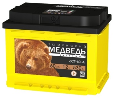 Тюменский медведь 60Ah о/п