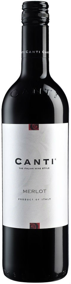 Купить Вино Canti Merlot полусухое красное 11.5% 750 мл в кредит в ...