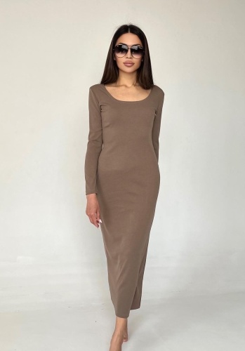 Повседневное платье LALINA FASHION BRAND коричневый