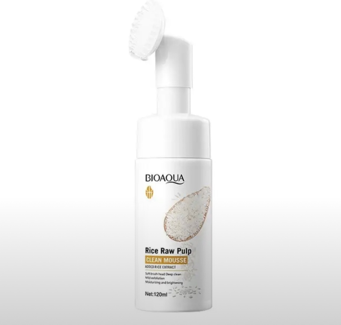 Bioaqua Rice Raw Pulp пенка-мусс 120 мл