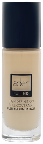 Aden Full HD Fluid тональный крем 01 Porcelain 20 мл