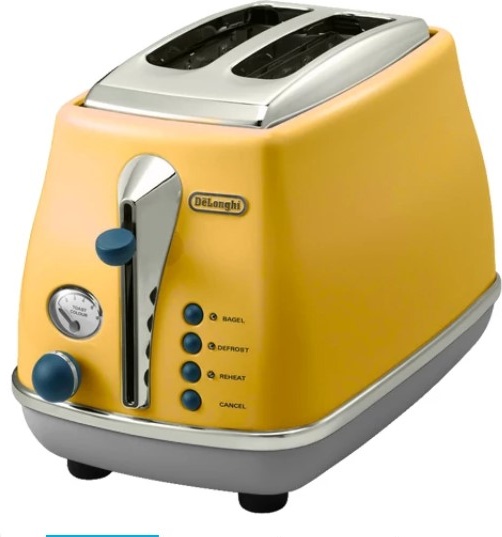 Тостер Delonghi CTOC2103.Y желтый