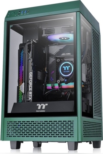 Thermaltake The Tower 100 CA-1R3-00SCWN-00 зеленый