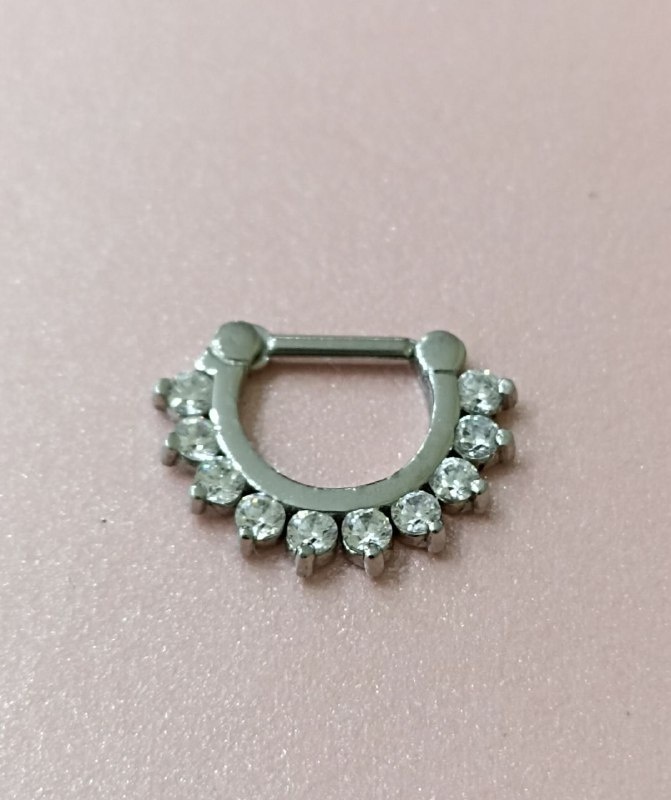 Купить Пирсинг Циркуляр Jewelry хирургическая сталь, фианит в Алматы ...