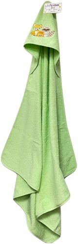 Полотенце LUX HOME 100x100 см, хлопок, 1 шт,