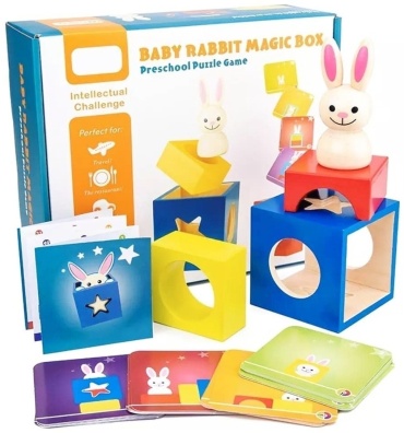 Головоломка MUQIY TOYS Застенчивый кролик мультиколор