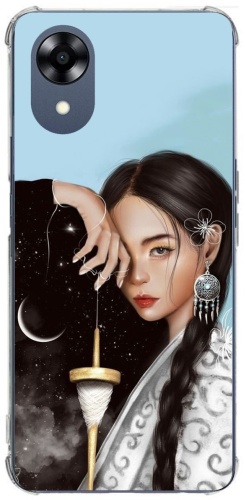 Чехол Qeeca для OPPO A17k прозрачный
