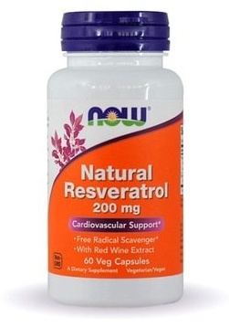 NOW Natural Resveratrol 60 капсул