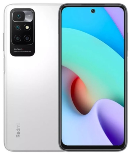 Смартфон Xiaomi Redmi 10 2022 4 ГБ/64 ГБ белый