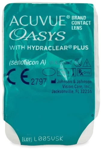 Контактные линзы ACUVUE Oasys -11 кривизна 8.8 на две недели 1 шт
