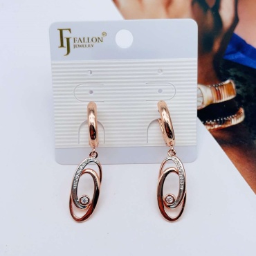 Серьги Fallon Jewelry бижутерный сплав, ювелирный сплав, медицинское золото, кристалл