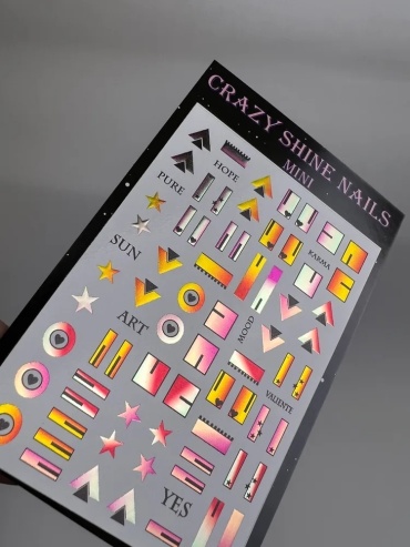 Crazy Shine Nails слайдеры CSN-3026 1 шт