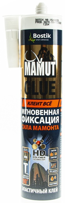 Купить Клей Bostik полимерный MAMUT GLUE 290 мл в Алматы – Магазин на ...