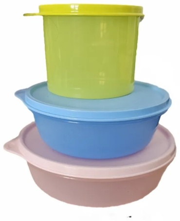 Tupperware набор контейнеров РП508 3 шт, полипропилен