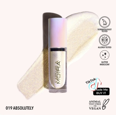 MOIRA тени жидкие Diamond Daze Liquid Shadow Желтое серебро