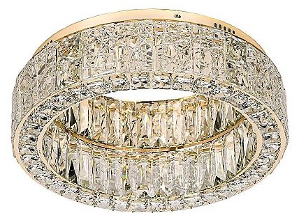 Светильник потолочный Odeon Light LED 60 Вт золотистый, прозрачный