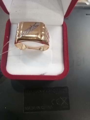 Кристалл-L 12224566 размер 22 вес 2.70 г золото, без вставок