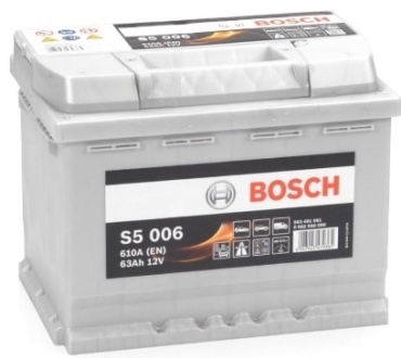 Bosch S5 006 Silver Plus 63Ah +/-