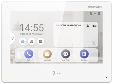 Hikvision видеодомофон DS-KH9310-WTE1 белый