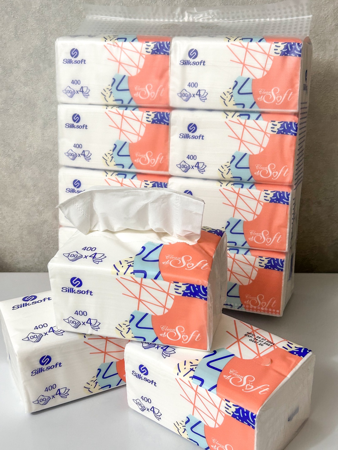 Бумажные салфетки Silk soft 3200 шт