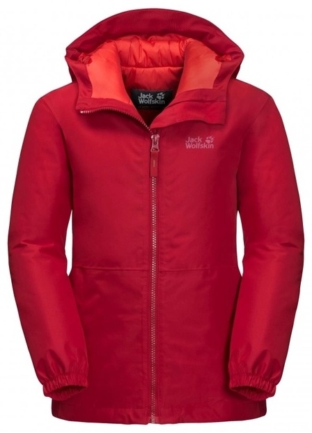 Зимняя куртка Jack Wolfskin красный