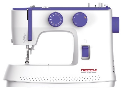 Швейная машина NECCHI 2522 белый, фиолетовый