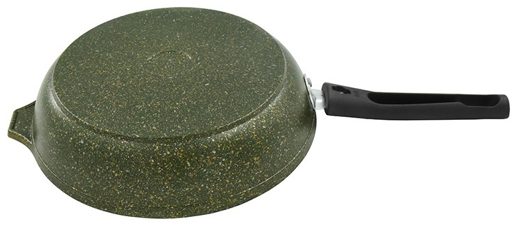 Сковорода Kukmara Malachite 26 см с антипригарным покрытием, алюминий