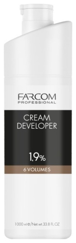 Окислитель FARCOM Cream Developer 1.9% 1000 мл