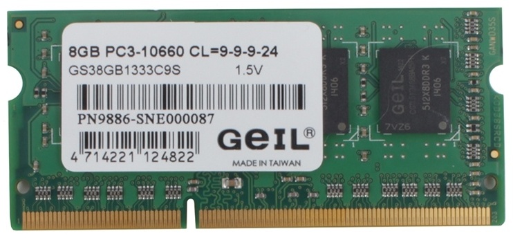 Оперативная память Geil GS38GB1333C9S 8GB OEM