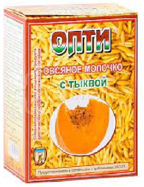 ОПТИ ОВСЯНОЕ МОЛОЧКО 150г С ТЫКВОЙ