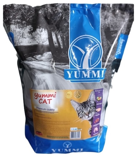 Купить Корм YUMMI Premium Quality для взрослых мясное ассорти 3 кг в ...