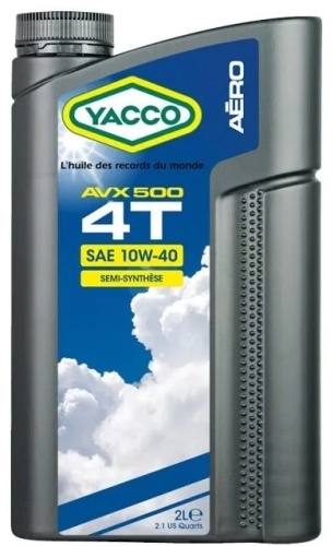 Синтетическое Yacco AVX 500 4T 10W-40 2 л