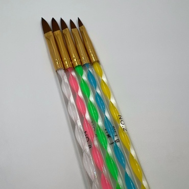 NailShop.kz кисть для маникюра Лепесток 5 шт