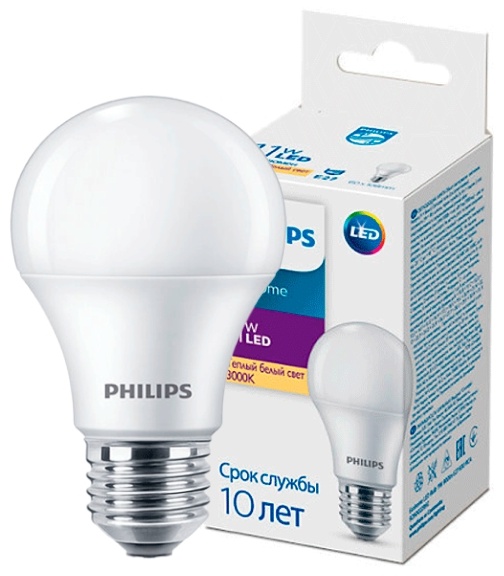 Philips 11W E27, светодиодная, теплый белый